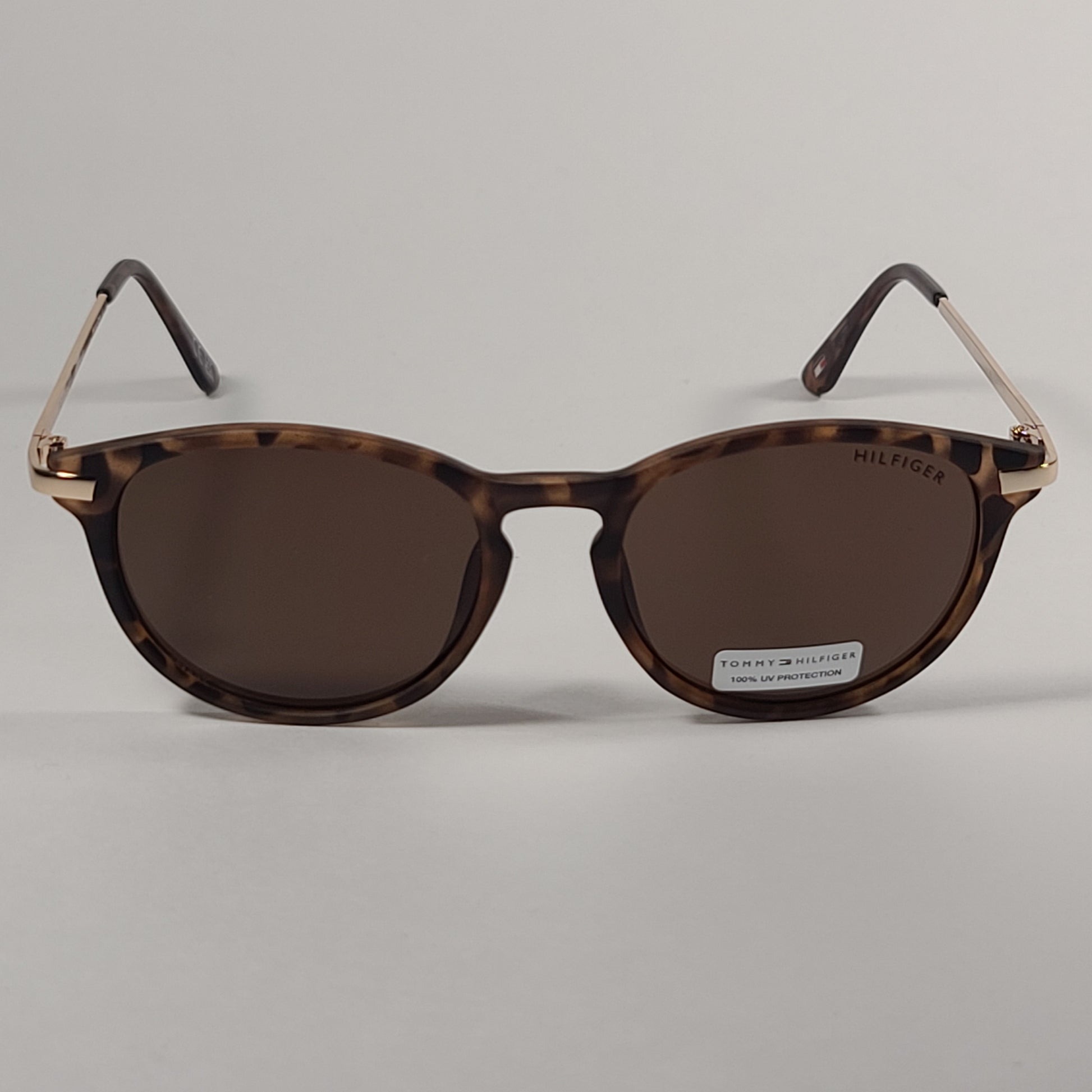 Tommy Hilfiger Frieda Club Sunglasses Matte Tortoise / Gold Brown Lens FRIEDA WP OL539 - Sunglasses