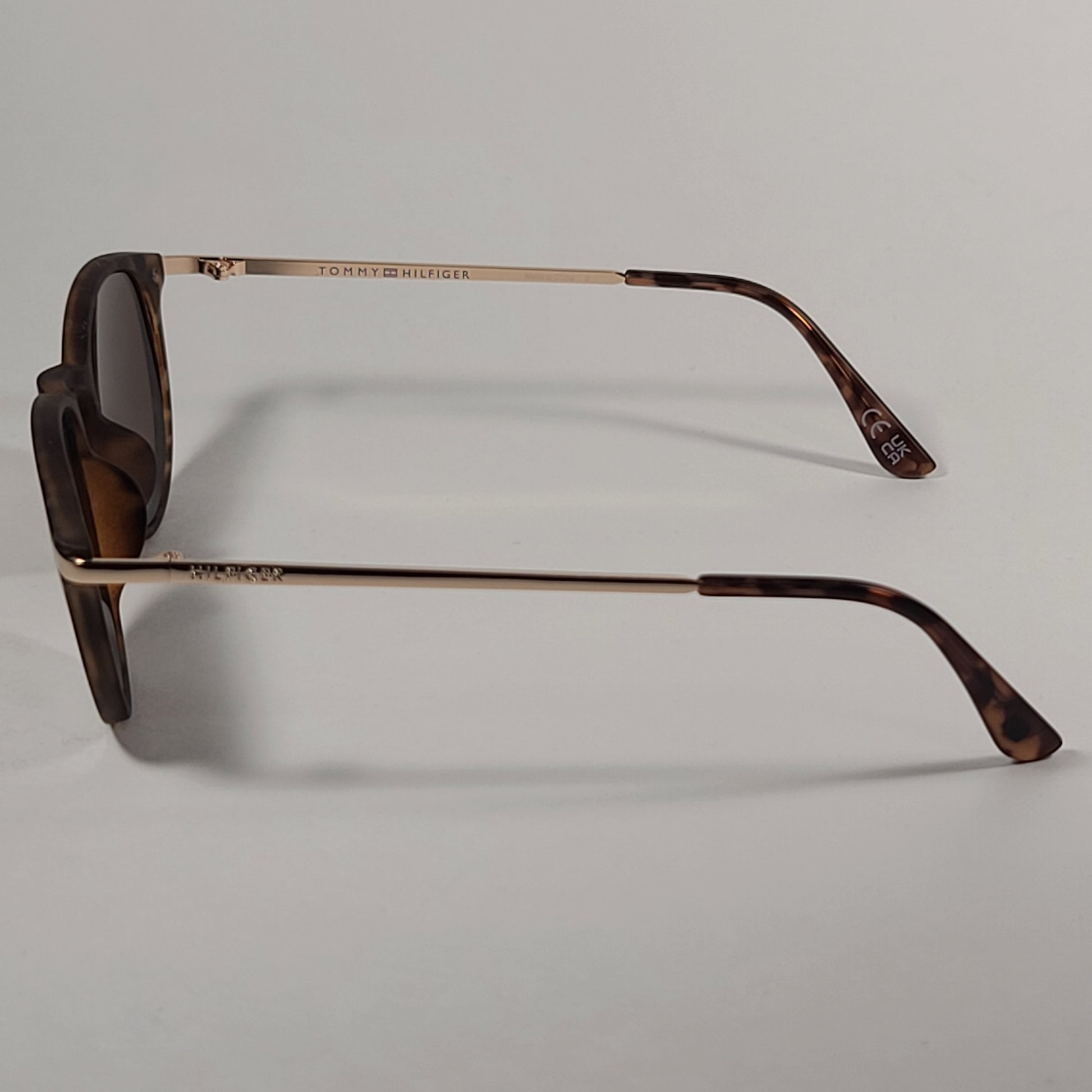 Tommy Hilfiger Frieda Club Sunglasses Matte Tortoise / Gold Brown Lens FRIEDA WP OL539 - Sunglasses
