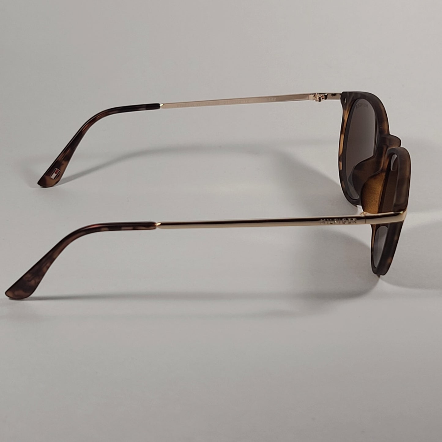 Tommy Hilfiger Frieda Club Sunglasses Matte Tortoise / Gold Brown Lens FRIEDA WP OL539 - Sunglasses