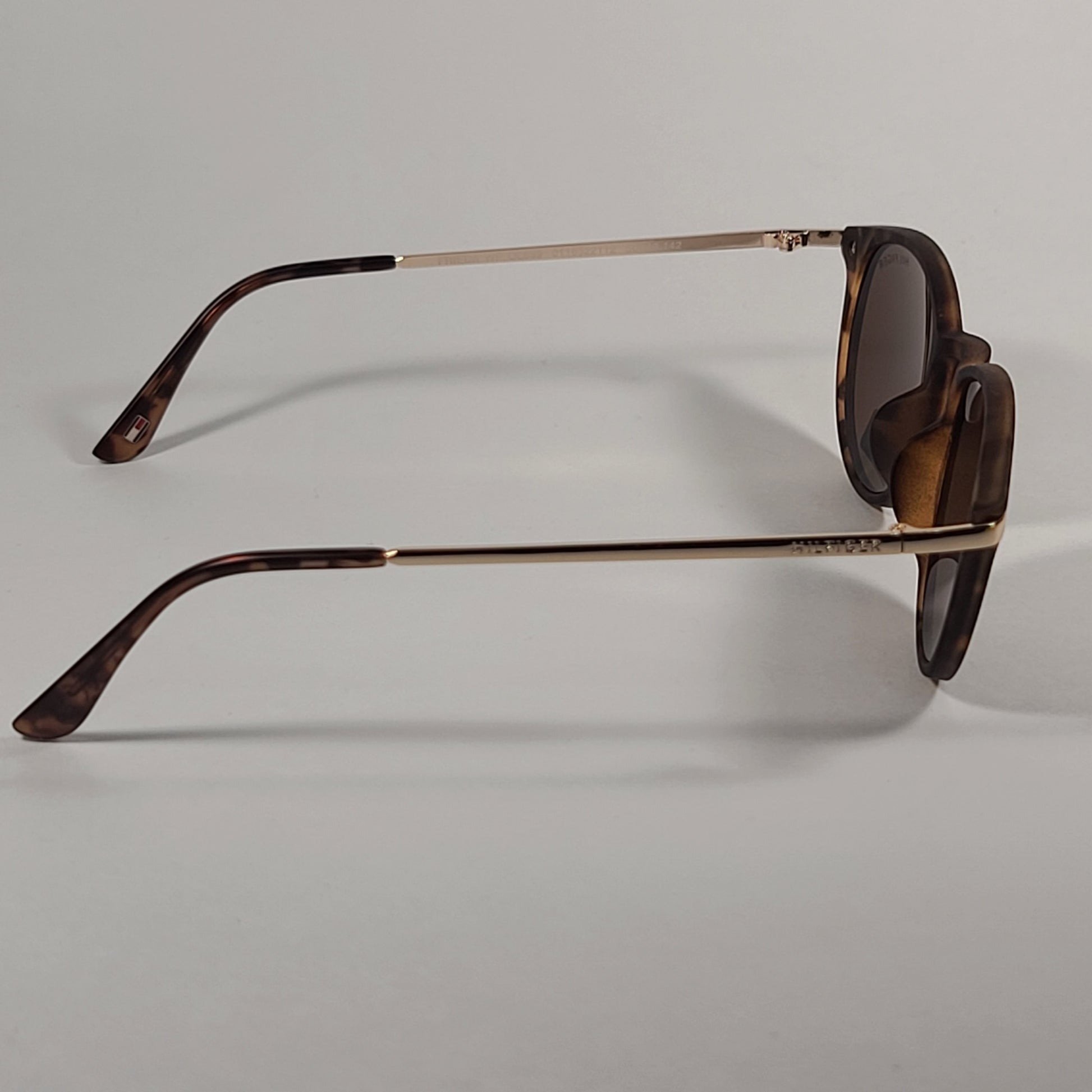 Tommy Hilfiger Frieda Club Sunglasses Matte Tortoise / Gold Brown Lens FRIEDA WP OL539 - Sunglasses