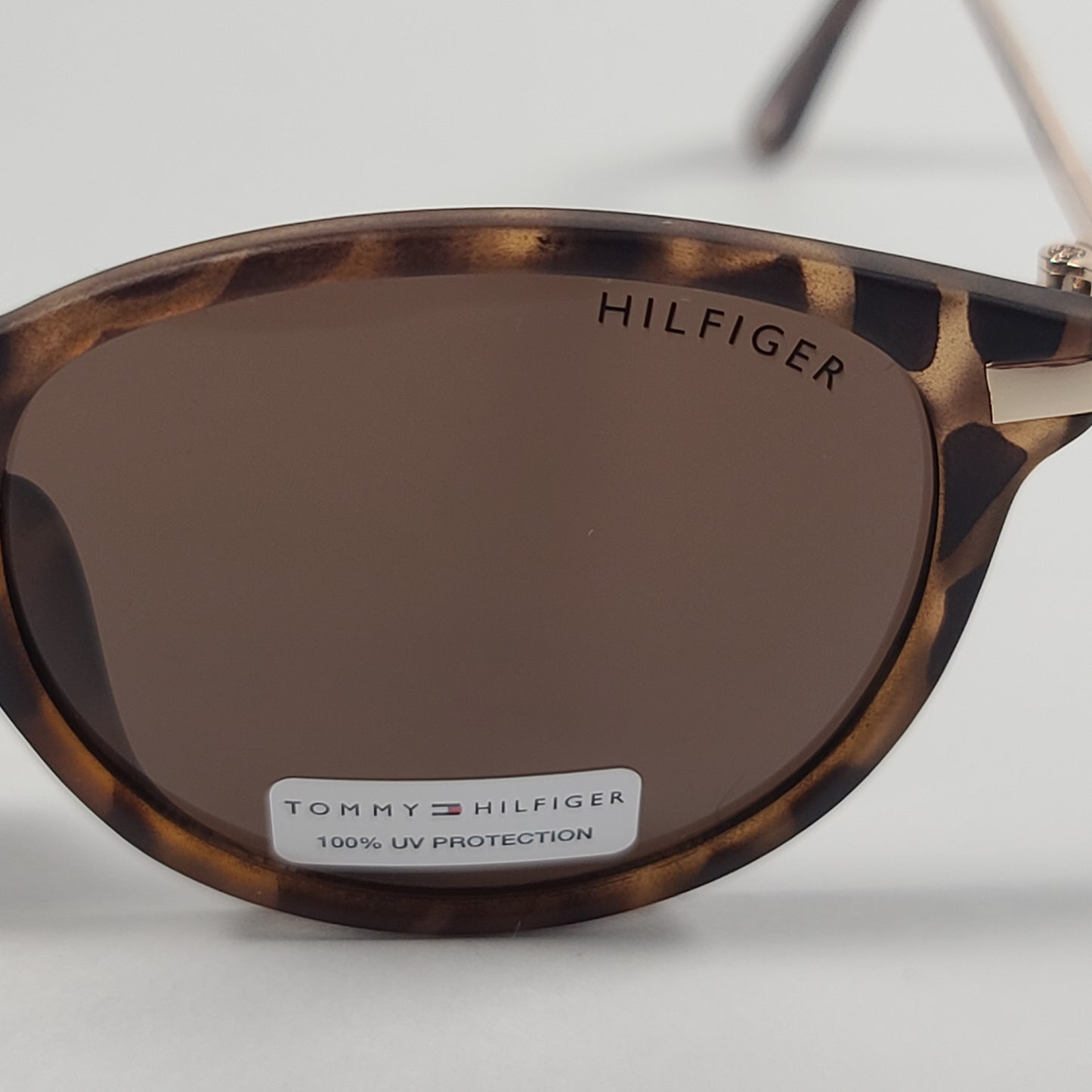 Tommy Hilfiger Frieda Club Sunglasses Matte Tortoise / Gold Brown Lens FRIEDA WP OL539 - Sunglasses