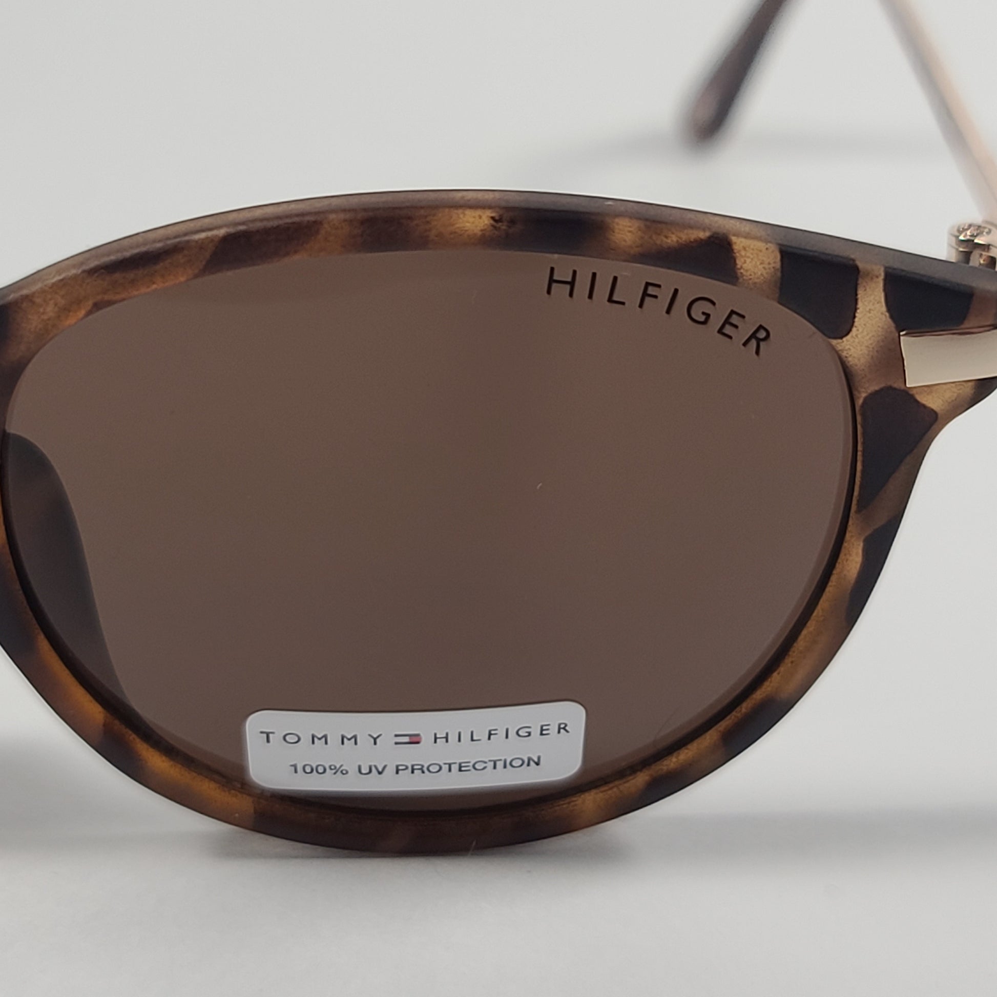 Tommy Hilfiger Frieda Club Sunglasses Matte Tortoise / Gold Brown Lens FRIEDA WP OL539 - Sunglasses