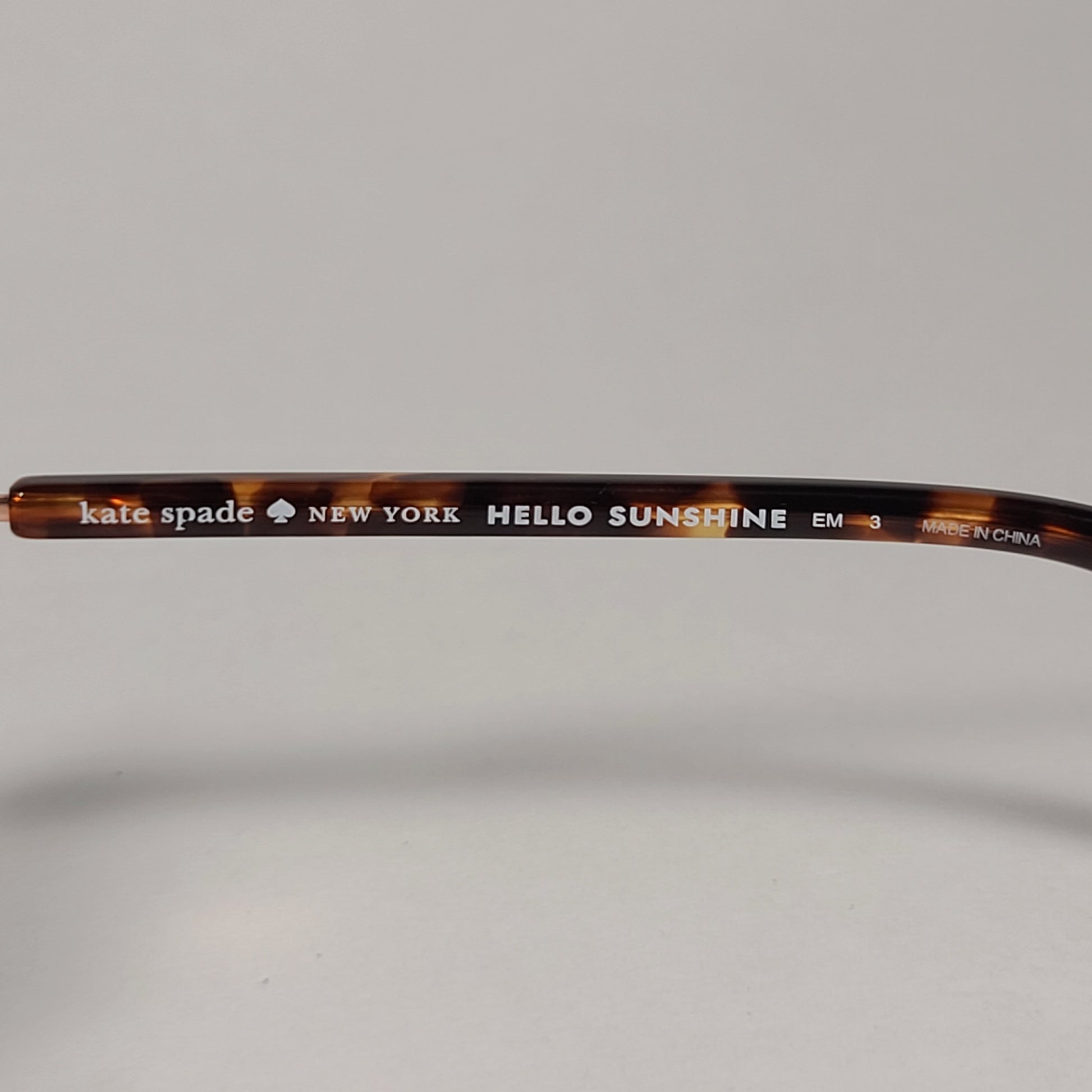 Kate Spade JANALEE/S 0UC9O Round Cat Eye Sunglasses Red Gold Havana Frame Gray Gradient Lens - Sunglasses