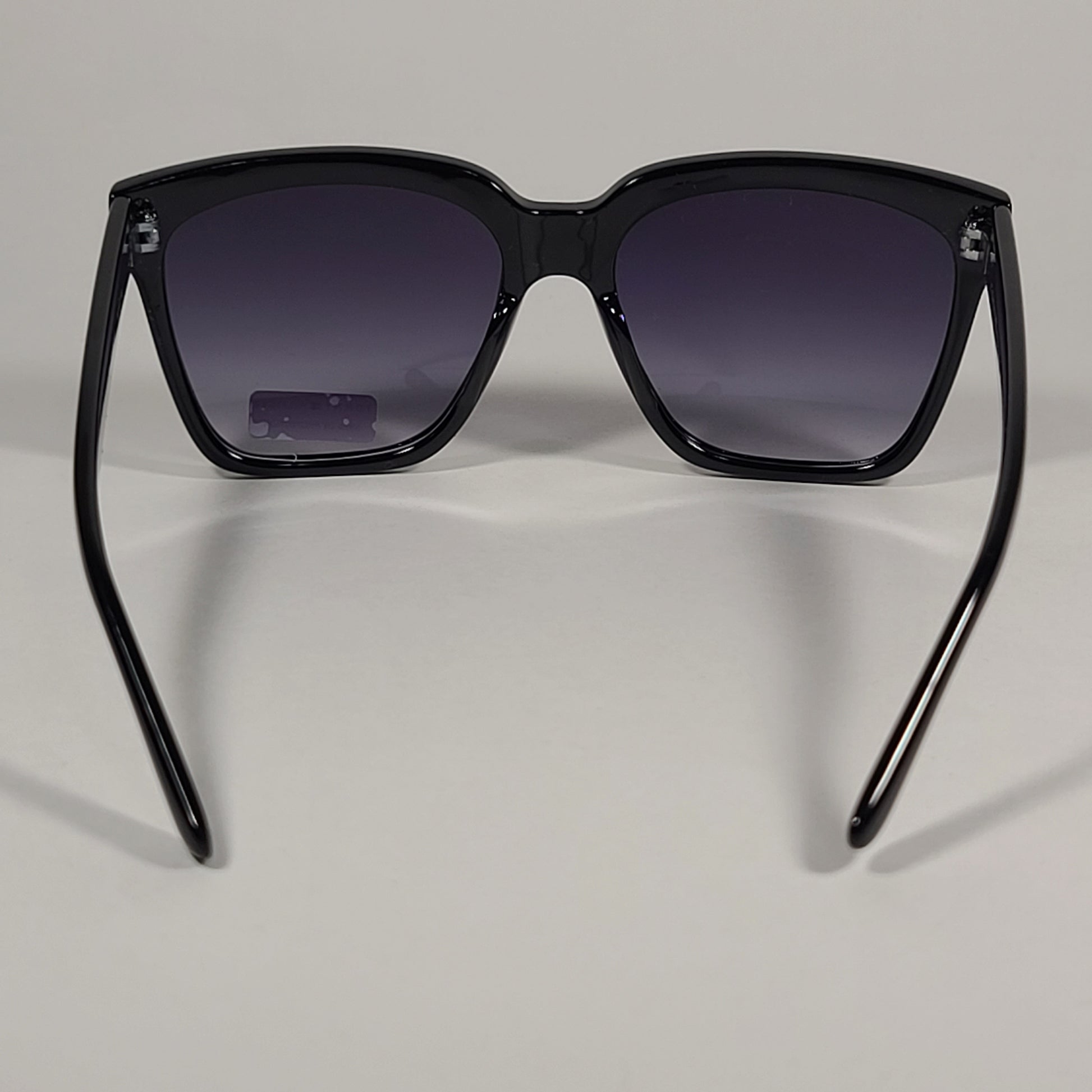 Tommy Hilfiger Issa Sunglasses Shiny Black Frame Smoke Gradient Lens ISSA WP OL540 - Sunglasses