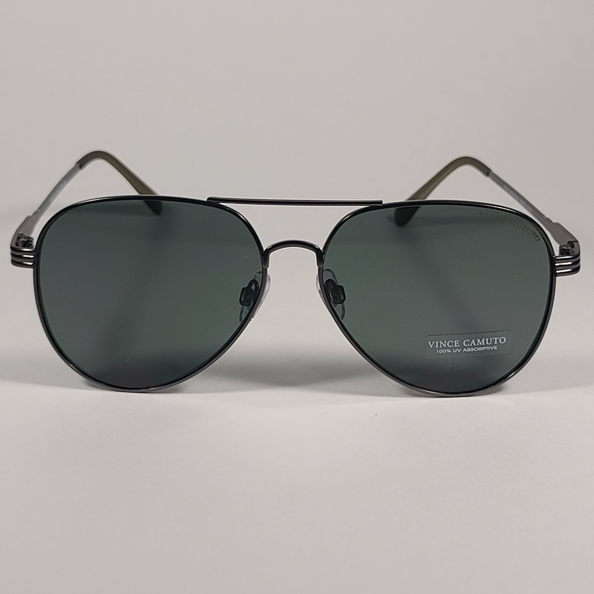 Vince Camuto Aviator Sunglasses Gunmetal Frame Green Lens VM603 GUN - Sunglasses