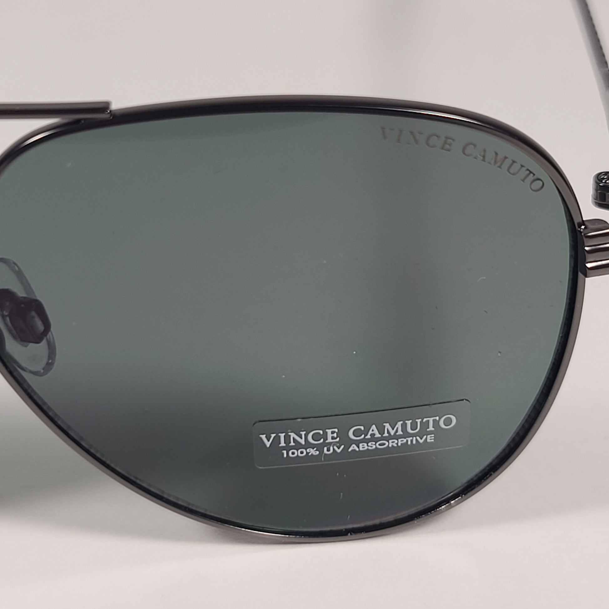 Vince Camuto Aviator Sunglasses Gunmetal Frame Green Lens VM603 GUN - Sunglasses