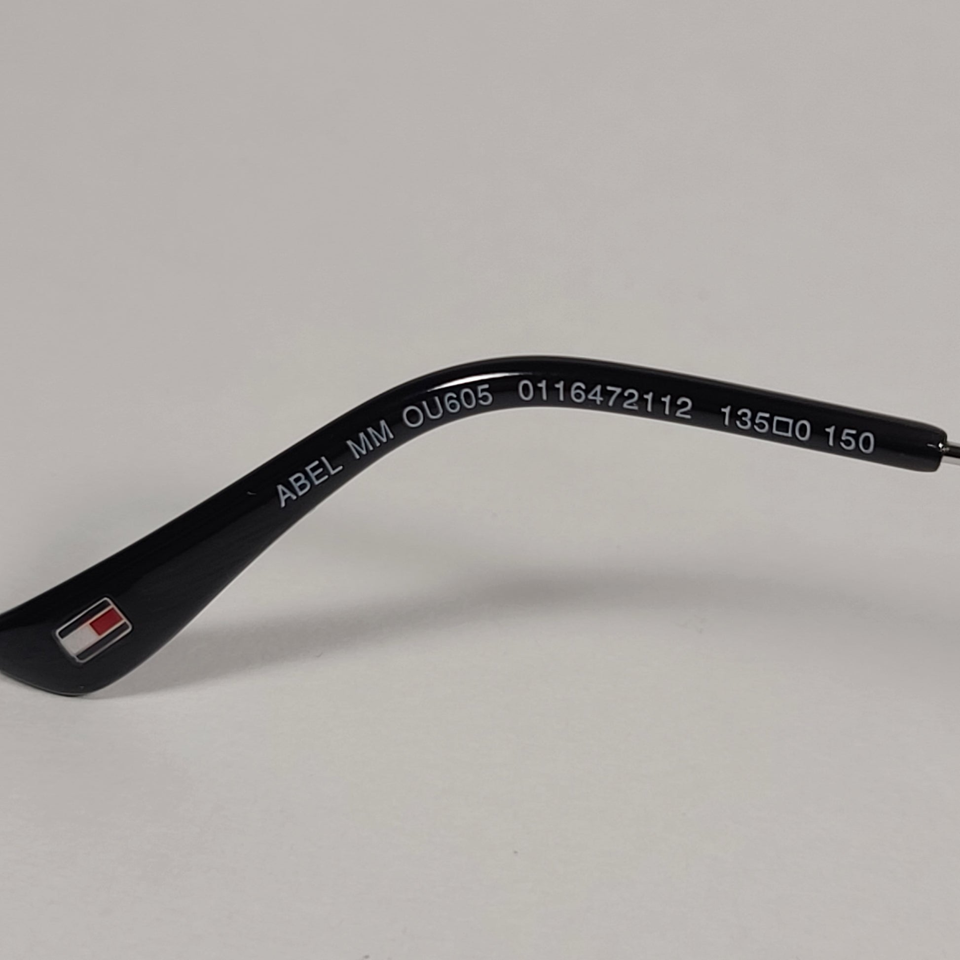 Tommy Hilfiger Abel Shield Sunglasses Silver Frame Gray Solid Lens ABEL MM OU605 - Sunglasses