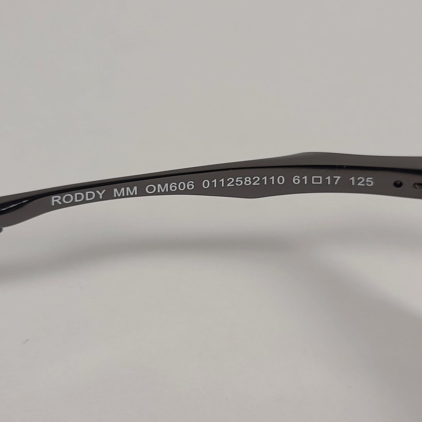 Tommy Hilfiger Roddy Rectangle Wrap Sunglasses Gunmetal Gray Frame Gray Lens RODDY MP OM606 - Sunglasses