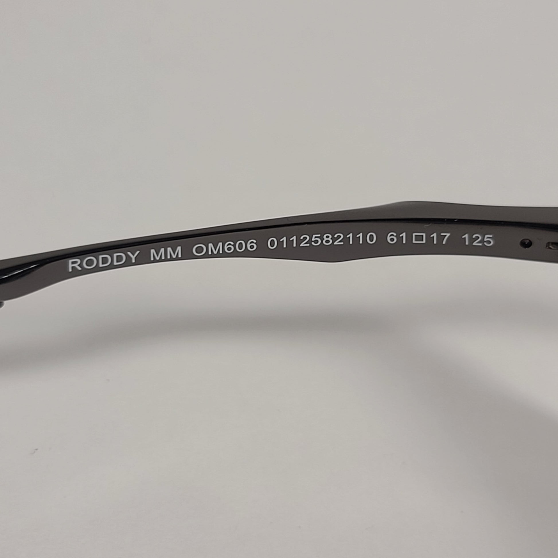 Tommy Hilfiger Roddy Rectangle Wrap Sunglasses Gunmetal Gray Frame Gray Lens RODDY MP OM606 - Sunglasses