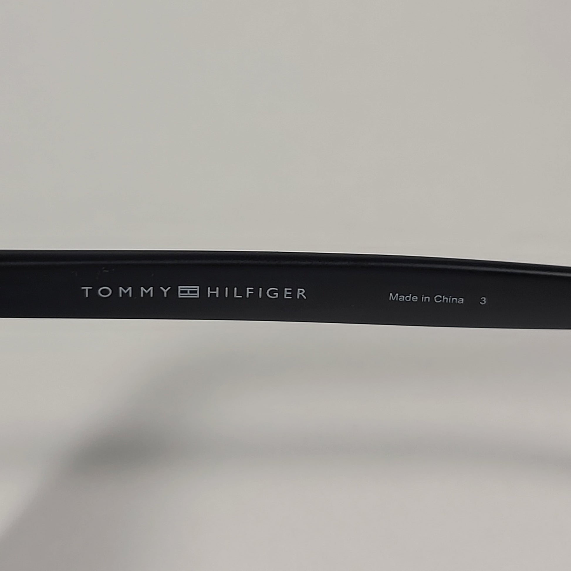 Authentic Tommy Hilfiger Mickey Square Sunglasses Matte Black Frame Gray Lens MICKEY MP OM599 - Sunglasses