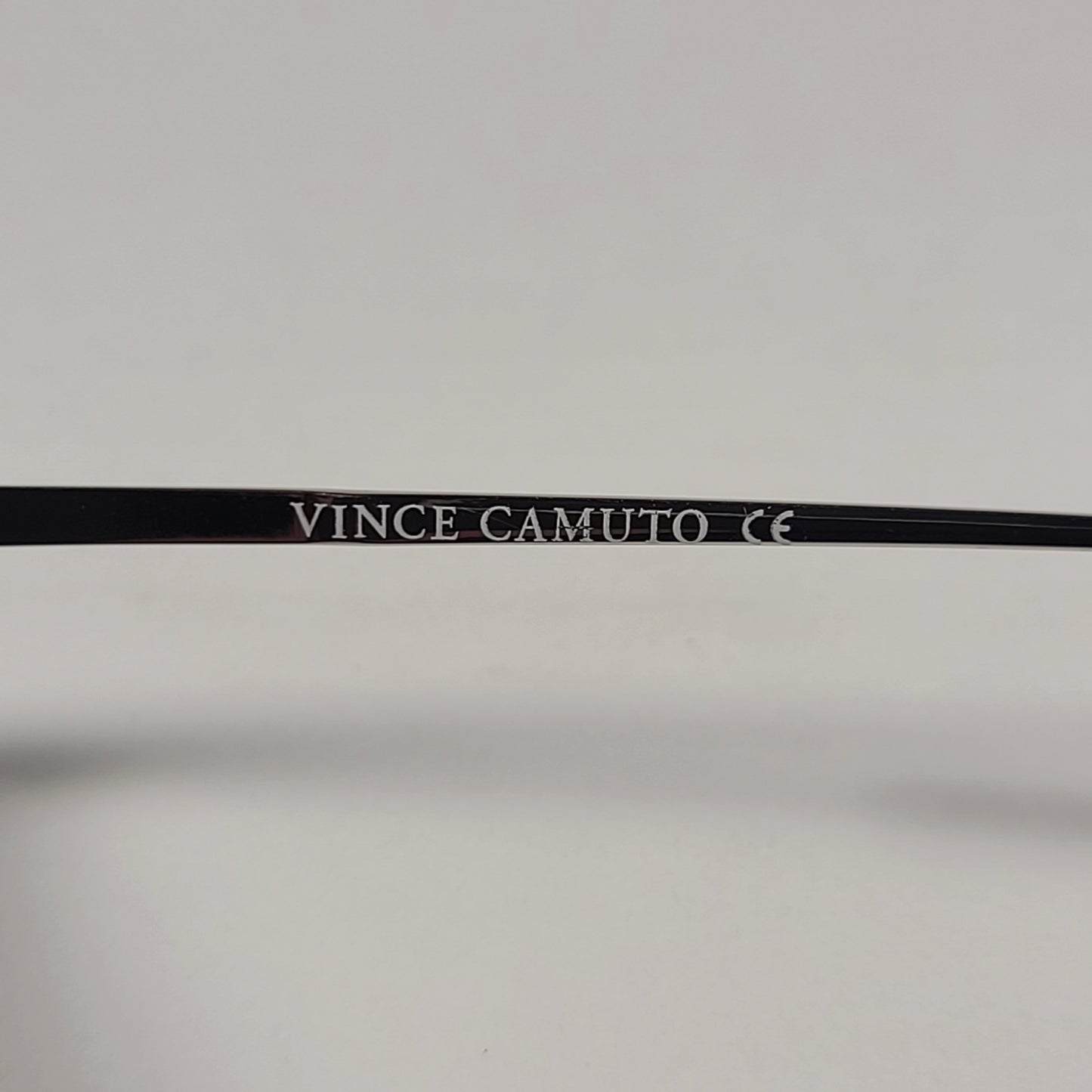 Vince Camuto VM620 GY Rectangle Sunglasses Gray Frame Blue Violet Flash Lens - Sunglasses