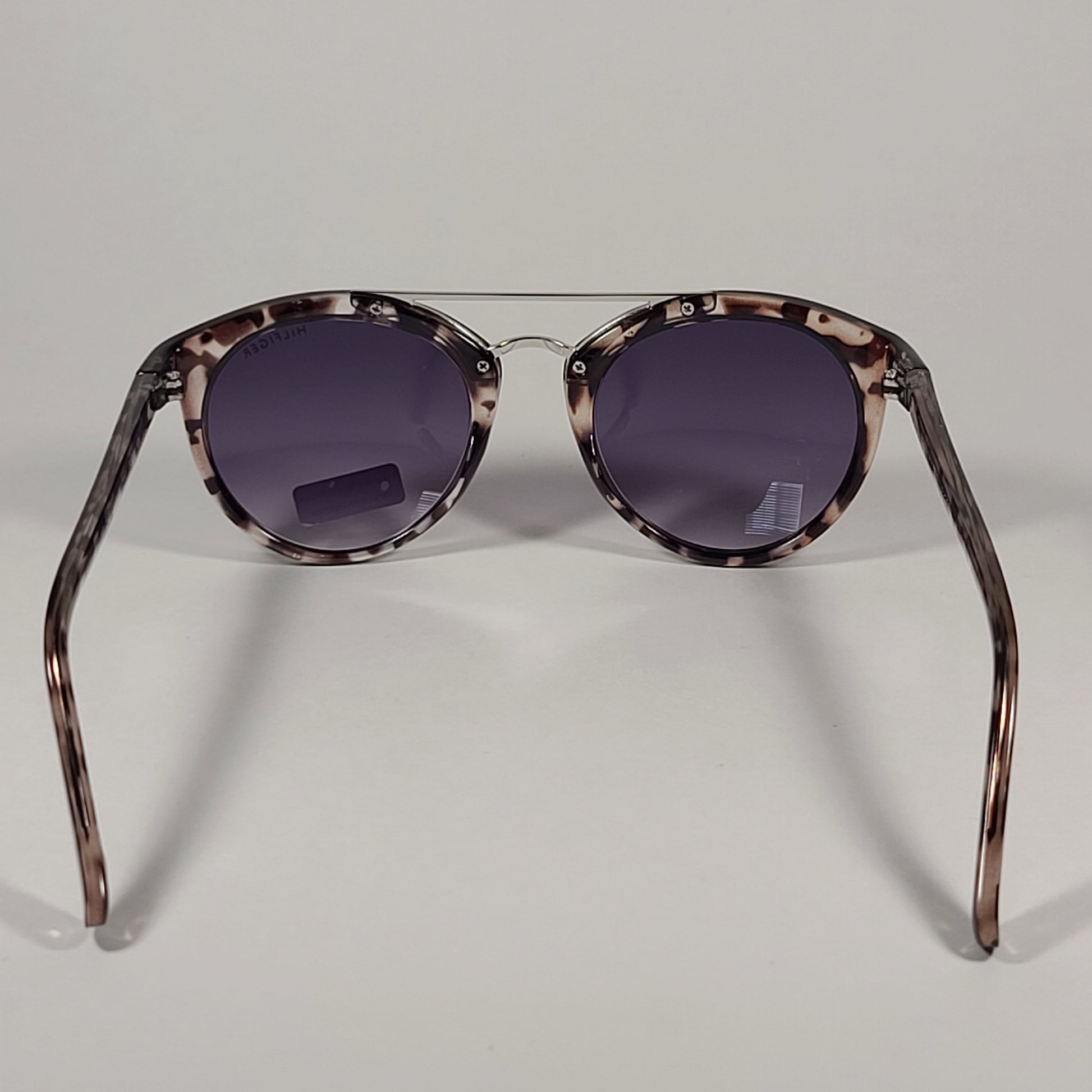 Tommy Hilfiger Kat Round Sunglasses Gray Tortoise Frame Smoke Gradient Lens KAT WP OL544 - Sunglasses