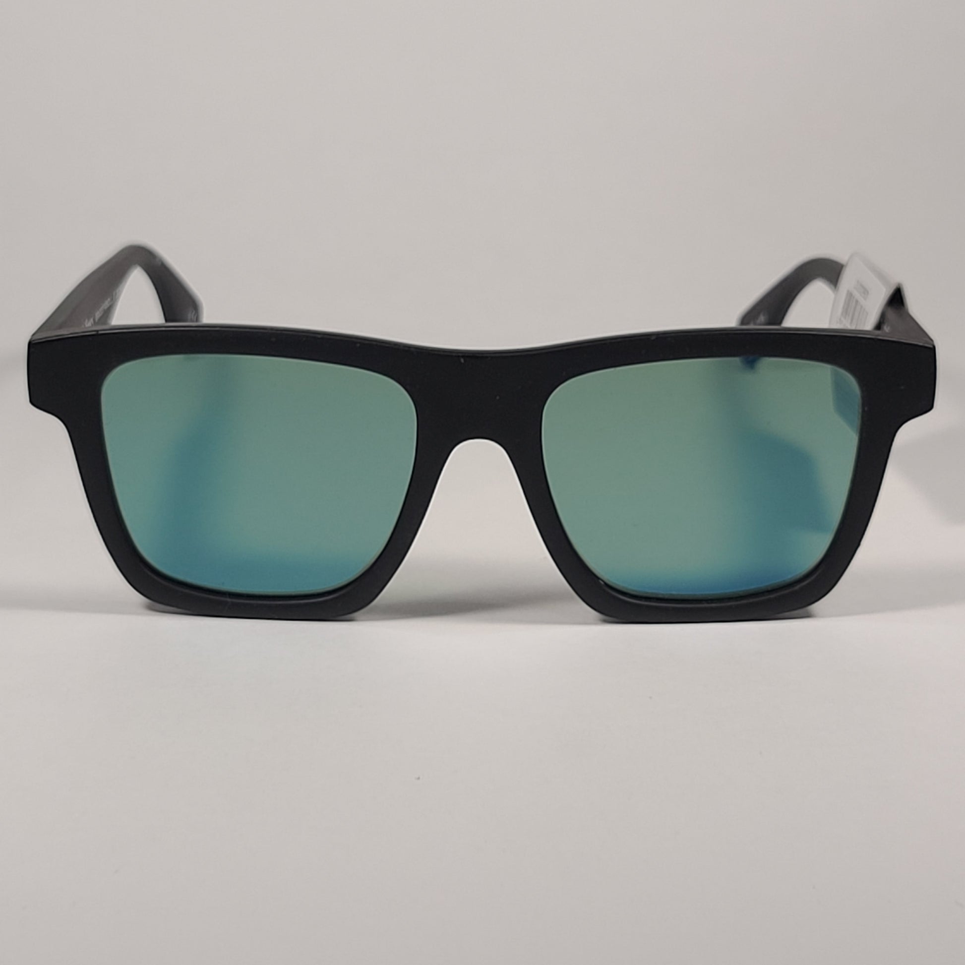 Le Specs Grassy Knoll Rectangle Sunglasses Le Sustain Black Grass / Blue Green Mirror LSU2029503