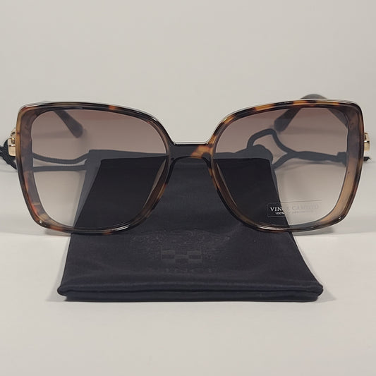 Vince Camuto VC963 TS Butterfly Sunglasses Brown Tortoise Frame Light Brown Gradient Lens - Sunglasses
