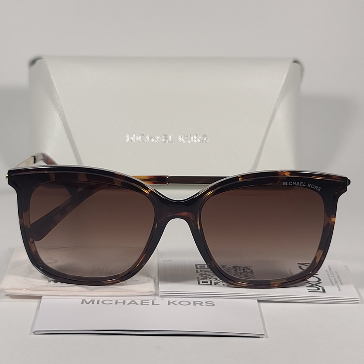 Michael Kors Sunglasses M2630S 206 Brown Tortoise Square w Red Gradient Lenses Amazon.com: Michael Kors MK2169 Avellino Sunglasses, Amber  main image 3