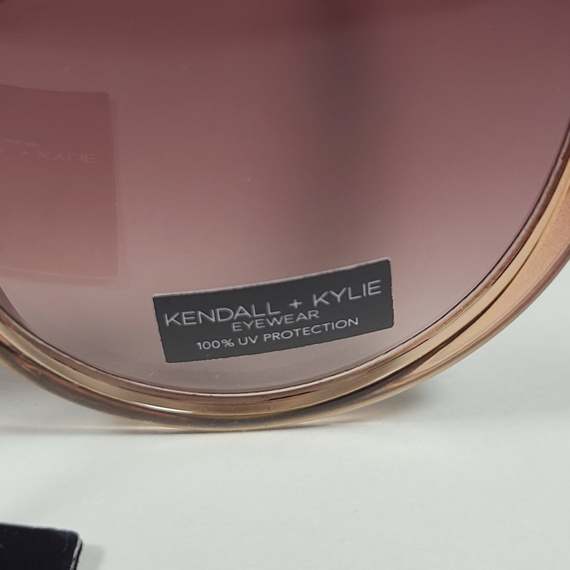 Kendall + Kylie Lynn KK5119CE 211 Cat Eye Sunglasses Brown Crystal Frame Brown Gradient Lens - Sunglasses