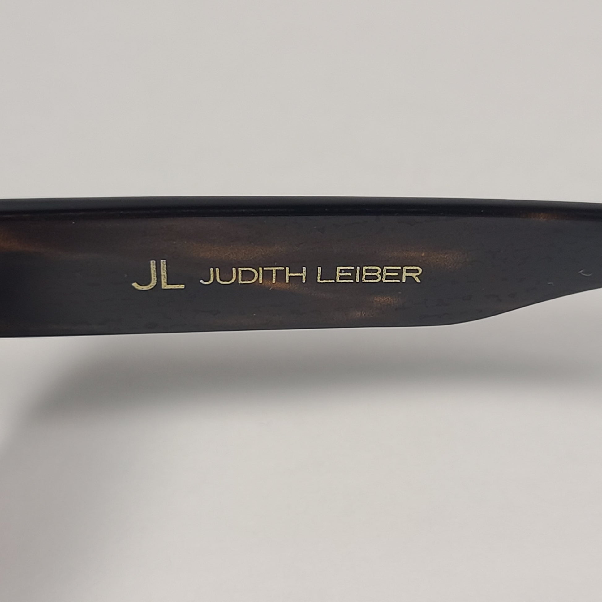JL By Judith Leiber Fushia Octogon Sunglasses Brown Wood Pattern Brown Gradient Lens - Sunglasses
