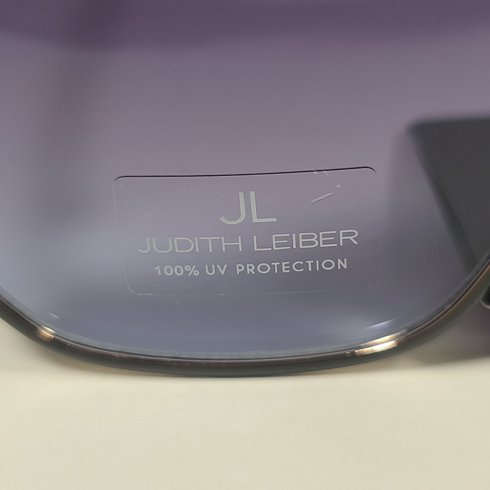JL By Judith Leiber Mona Geometric Sunglasses Black Gold Smoke Gradient Lens - Sunglasses