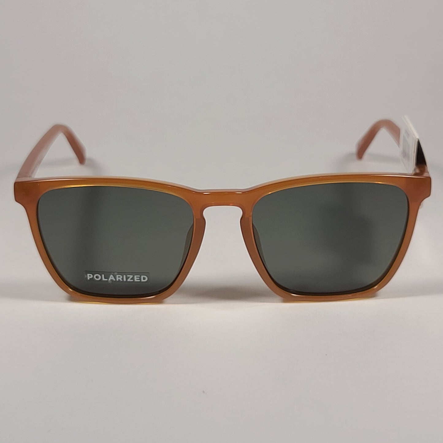 Le Specs Bad Medicine Polarized Keyhole Sunglasses Ochre Frame Green Lens Alt Fit LAF2002277 - Sunglasses