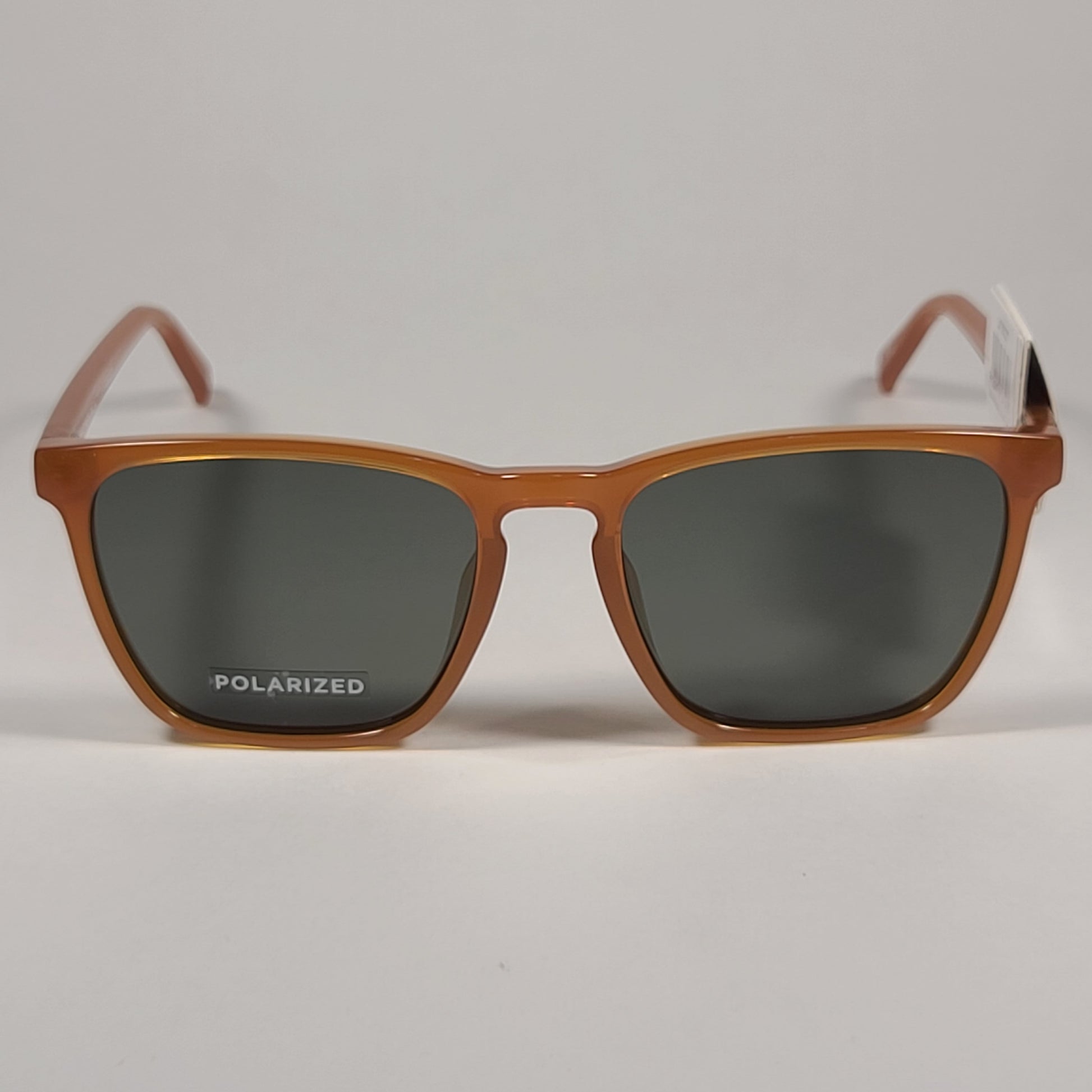 Le Specs Bad Medicine Polarized Keyhole Sunglasses Ochre Frame Green Lens Alt Fit LAF2002277 - Sunglasses