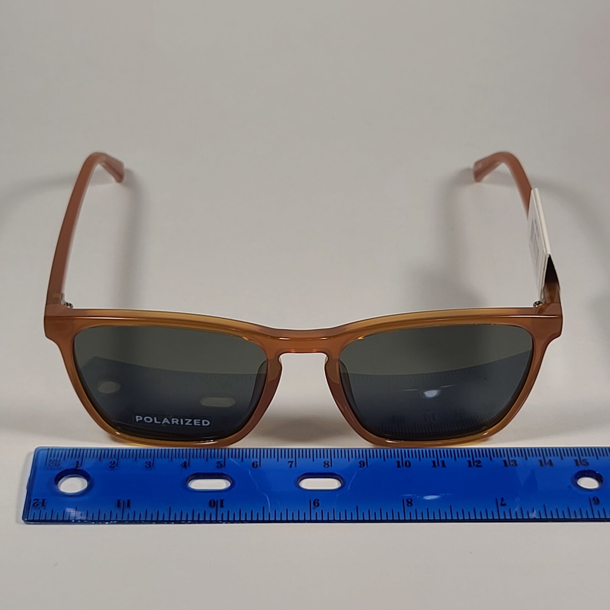 Le Specs Bad Medicine Polarized Keyhole Sunglasses Ochre Frame Green Lens Alt Fit LAF2002277 - Sunglasses
