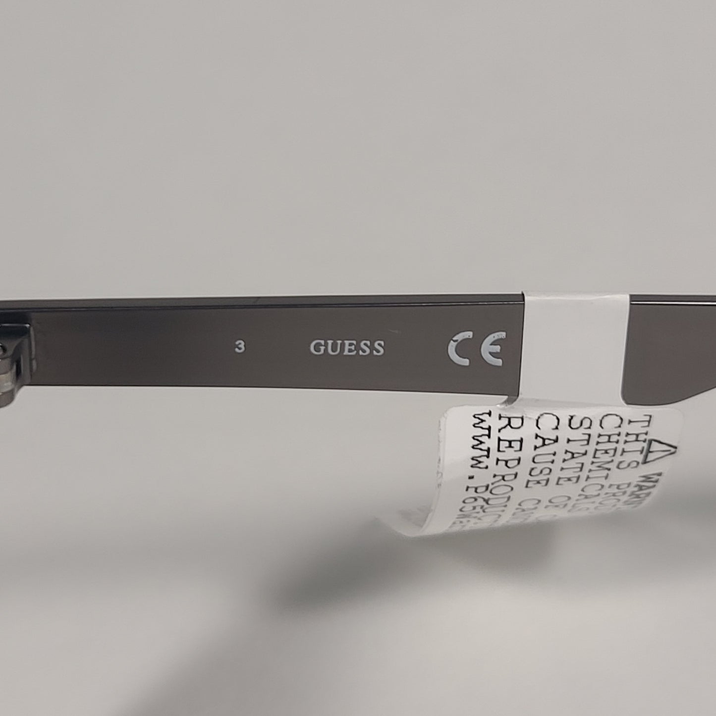 Guess GF0171 02B Rectangular Sunglasses Gunmetal Matte Black Smoke Gradient Lens - Sunglasses