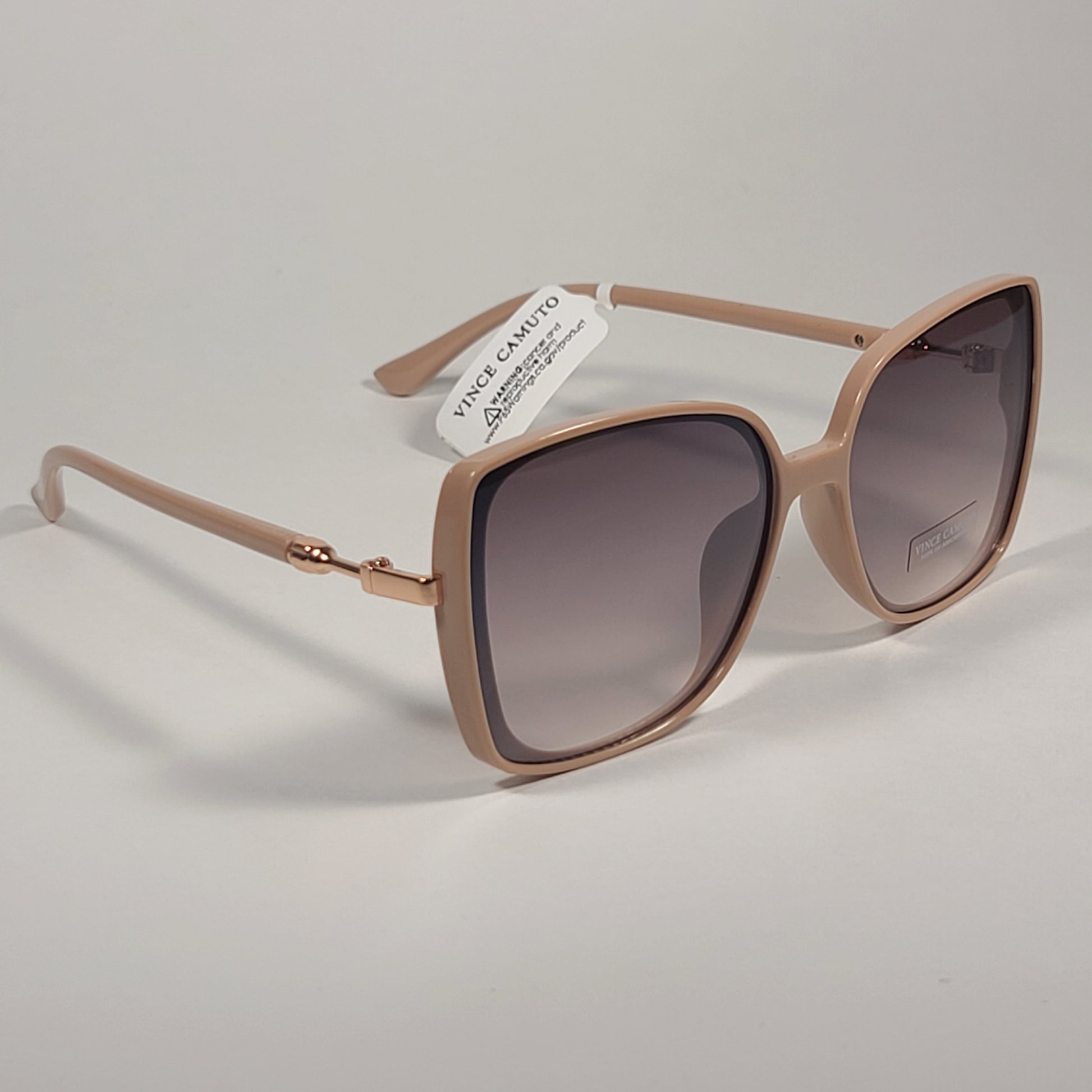 Vince Camuto VC963 ND Butterfly Sunglasses Nude Frame Light Brown Gradient Lens - Sunglasses