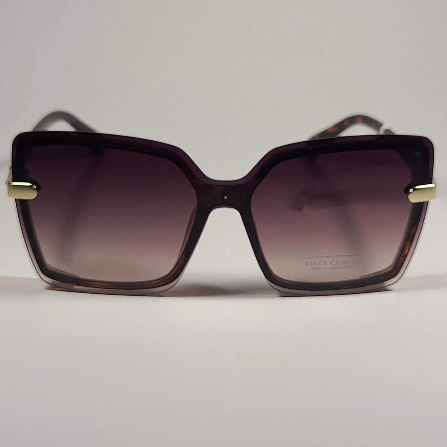 Vince Camuto VC971 TS Butterfly Sunglasses Brown Tortoise Frame Light Brown Gradient Lens - Sunglasses
