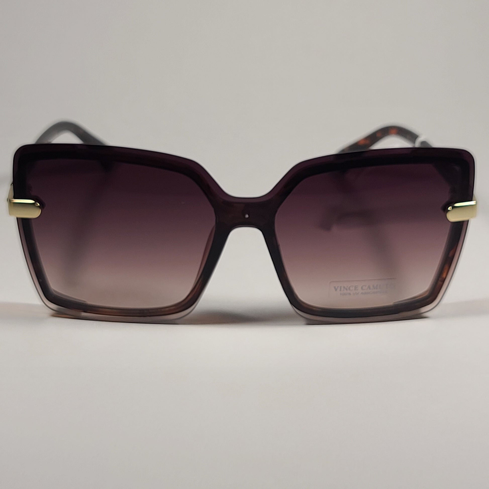 Vince Camuto VC971 TS Butterfly Sunglasses Brown Tortoise Frame Light Brown Gradient Lens - Sunglasses