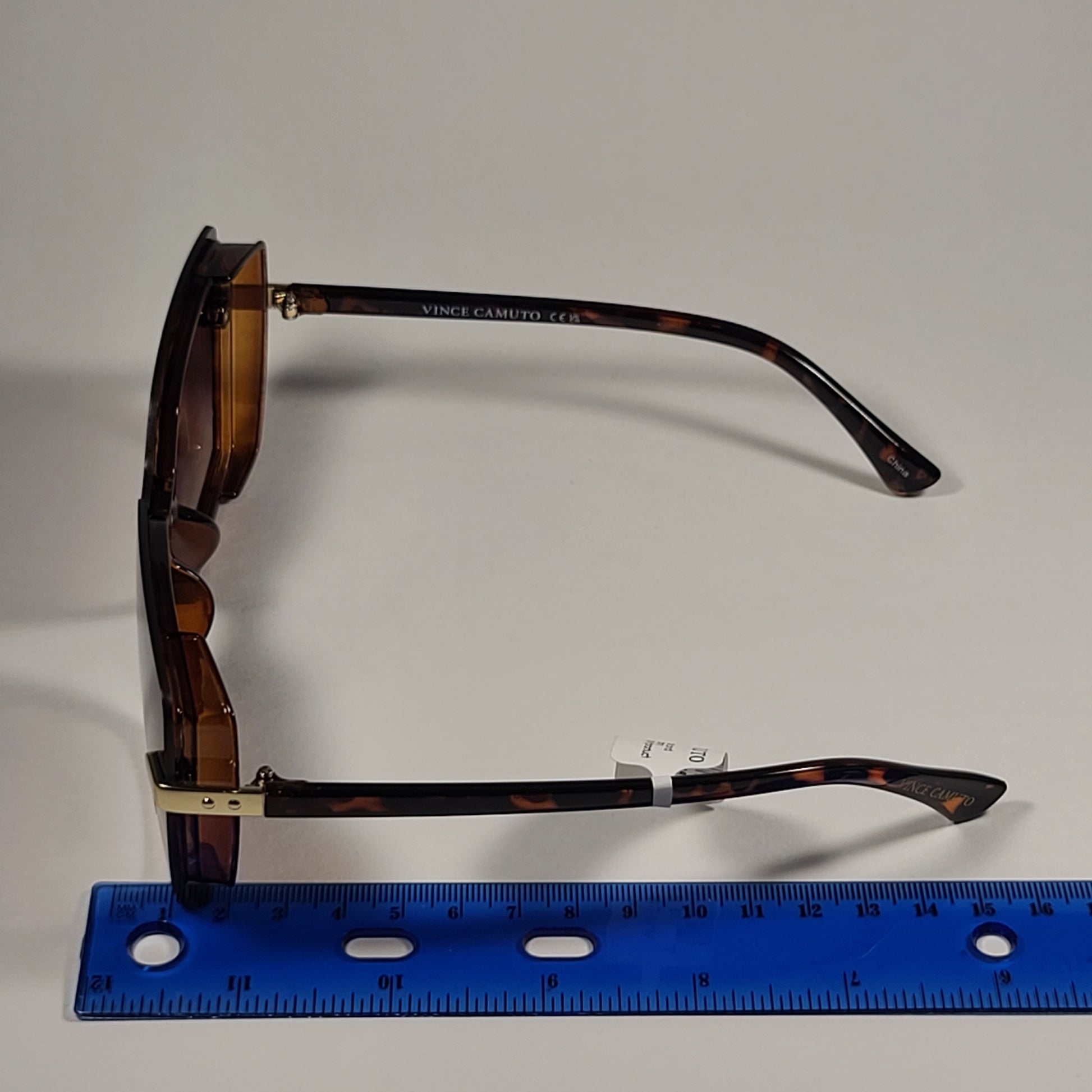 Vince Camuto VC971 TS Butterfly Sunglasses Brown Tortoise Frame Light Brown Gradient Lens - Sunglasses