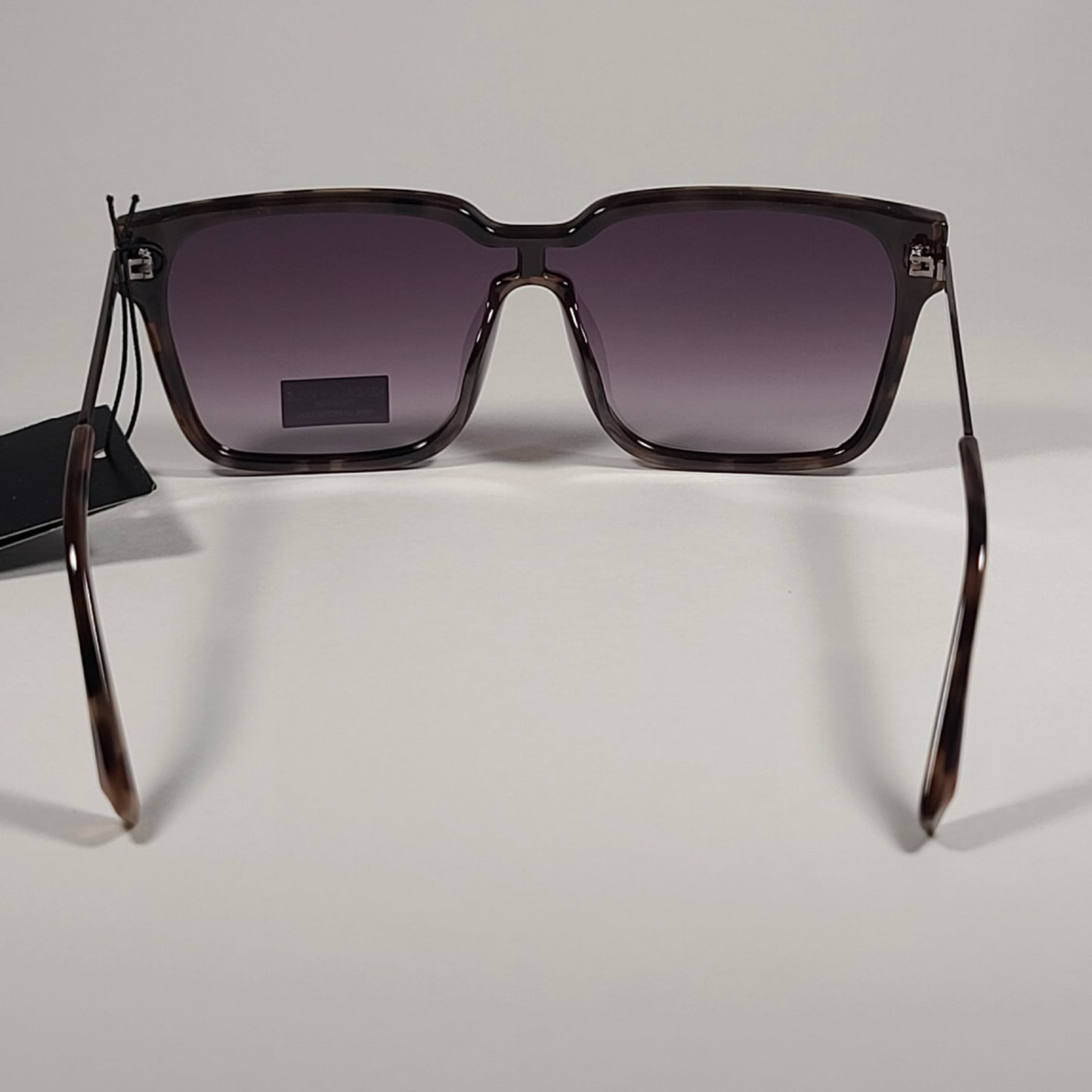 Kendall + Kylie Lux KK5142 036 Shield Sunglasses Milky Demi Frame Smoke Gradient Lens - Sunglasses