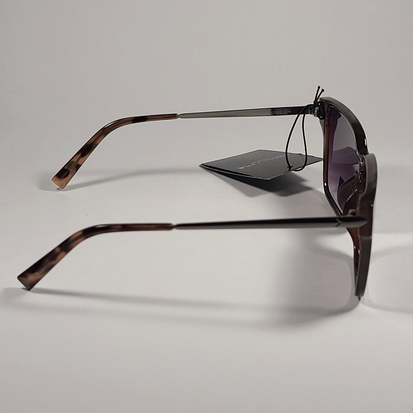 Kendall + Kylie Lux KK5142 036 Shield Sunglasses Milky Demi Frame Smoke Gradient Lens - Sunglasses