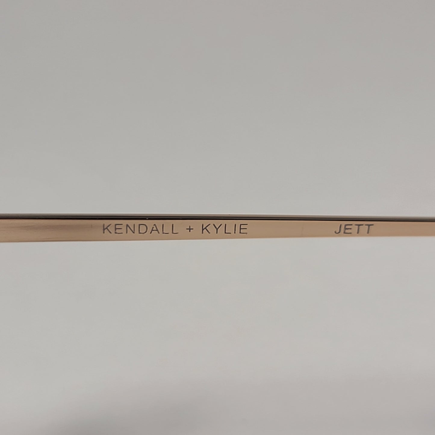 Kendall + Kylie Jett KK4050DCE 717 Aviator Sunglasses Gold Frame Dark Pink Gradient Lens - Sunglasses