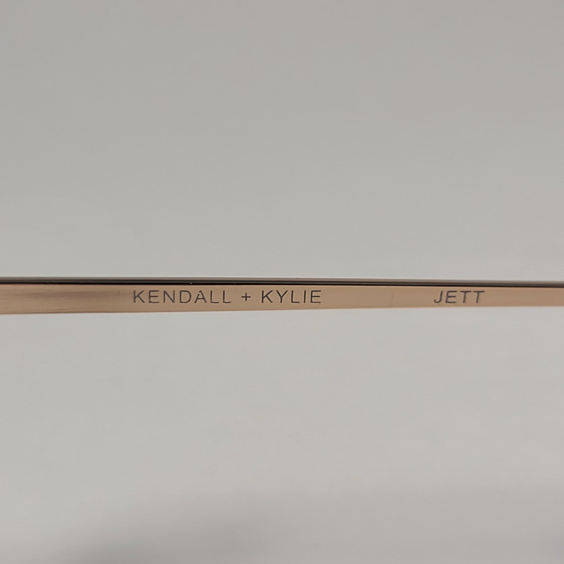 Kendall + Kylie Jett KK4050DCE 717 Aviator Sunglasses Gold Frame Dark Pink Gradient Lens - Sunglasses