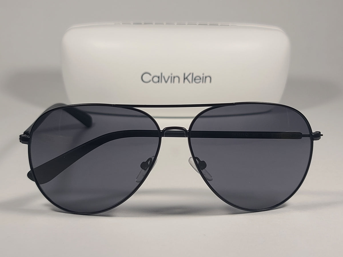 Calvin Klein CK19314S 001 Aviator Pilot Sunglasses Matte  display picture 2