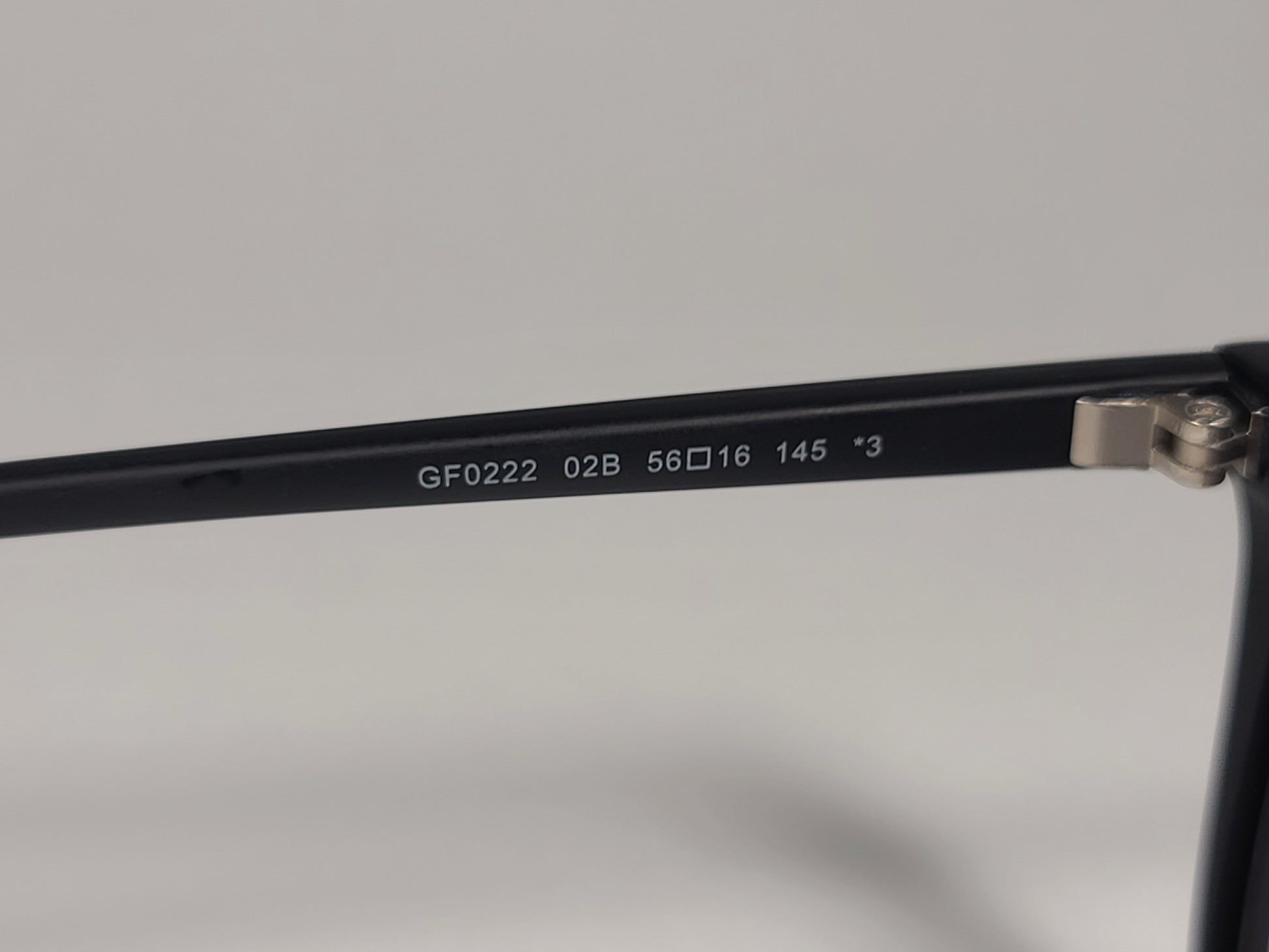 Guess GF0222 02B Rectangular Sunglasses Matte Black Frame Smoke Gradient Lens - Sunglasses