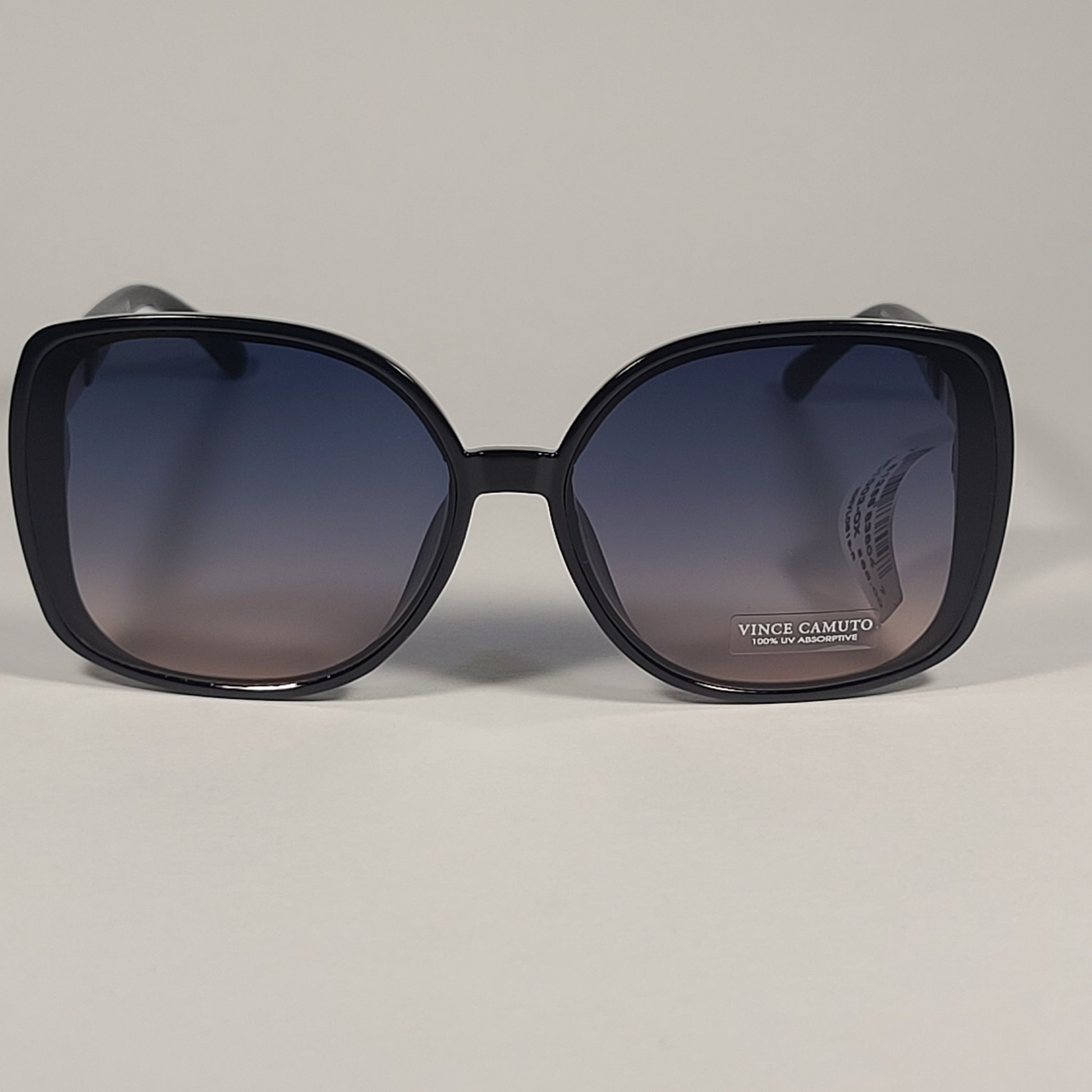 Vince Camuto VC1002 OX Butterfly Sunglasses Black Gold Frame Blue Gradient Lens - Sunglasses