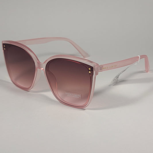 Vince Camuto VC1020 RS Oversize Cat Eye Sunglasses Pink Rose Brown Gradient Lens - Sunglasses
