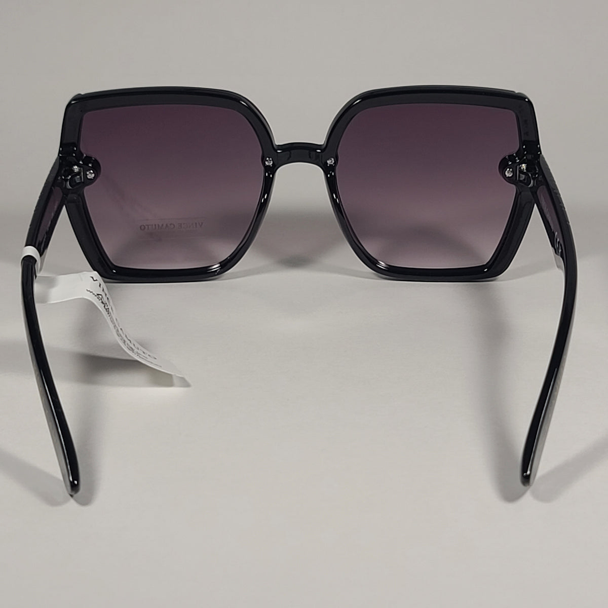 Occhiali Da Sole Donna Vince Camuto VC 1064 Oversize Neri Con Lenti Sfumate Marroni - NUOVI - Foto 2
