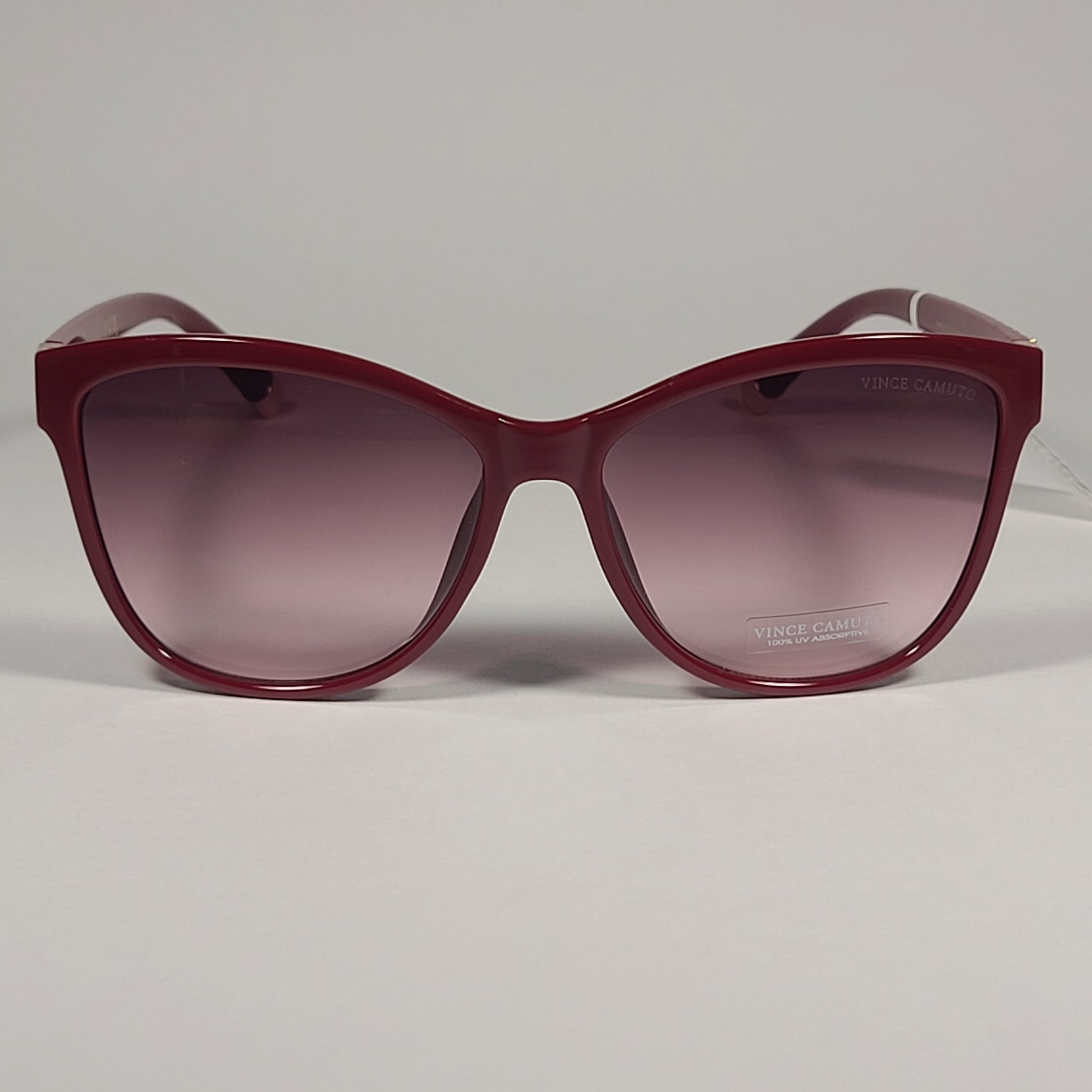 Vince Camuto VC1063 RD Cat Eye Sunglasses Red Frame Pink Gradient Lens - Sunglasses