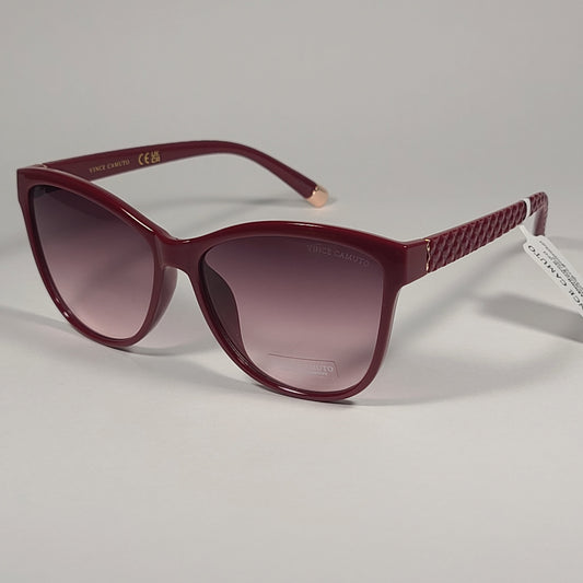 Vince Camuto VC1063 RD Cat Eye Sunglasses Red Frame Pink Gradient Lens - Sunglasses