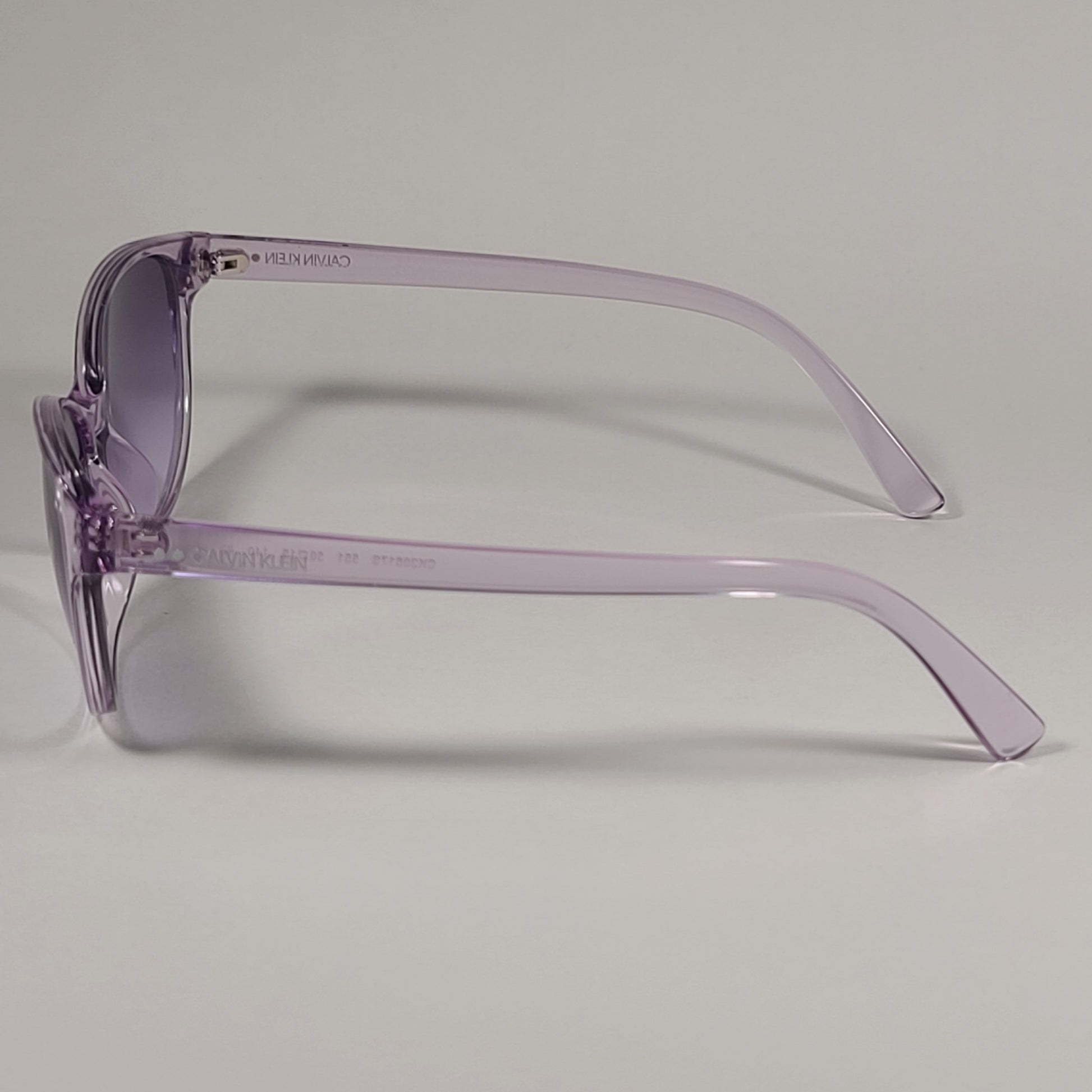 Calvin Klein Cat Eye Sunglasses CK20517S 551 Crystal Lilac Frame Purple Gradient Lens - Sunglasses