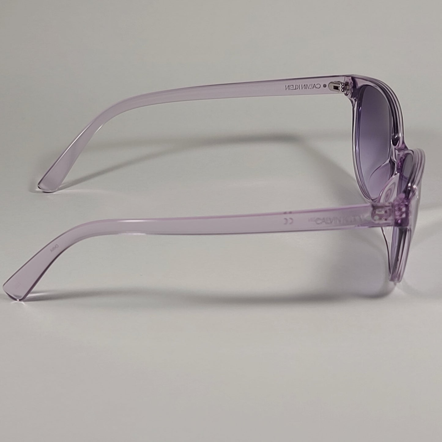 Calvin Klein Cat Eye Sunglasses CK20517S 551 Crystal Lilac Frame Purple Gradient Lens - Sunglasses