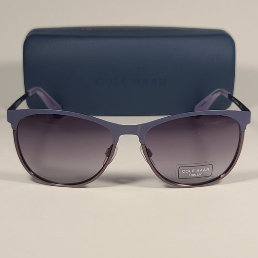Cole Haan CH7018 516 LAVENDER Designer Sunglasses Lavender Themed Frame Smoke Gradient Lens - Sunglasses