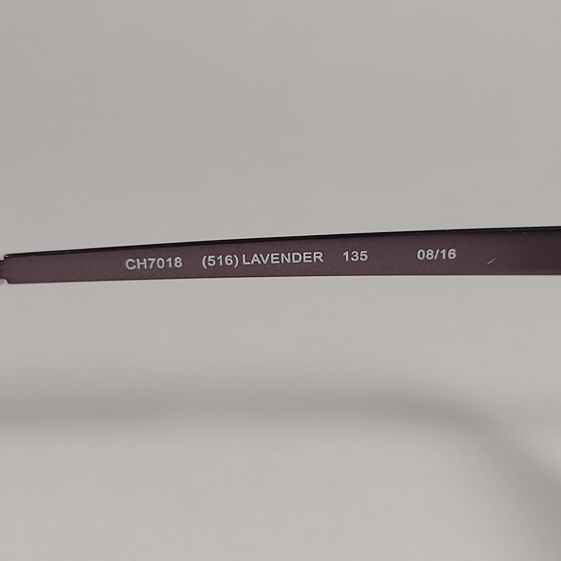 Cole Haan CH7018 516 LAVENDER Designer Sunglasses Lavender Themed Frame Smoke Gradient Lens - Sunglasses