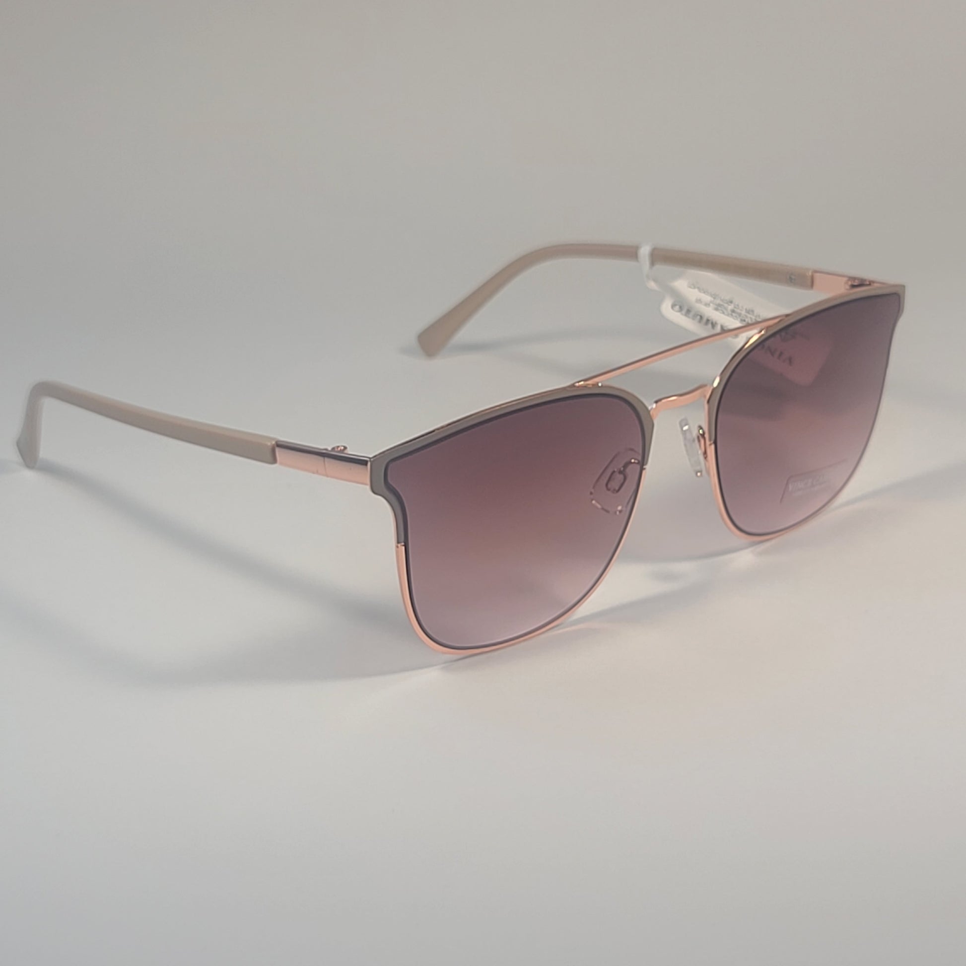 Vince Camuto VC1082 RSG Cat Eye Sunglasses Rose Gold Nude Brown Gradient Lens - Sunglasses