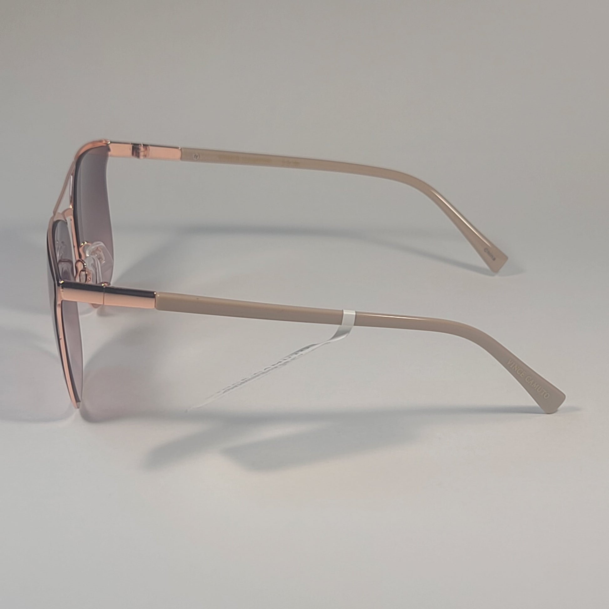 Vince Camuto VC1082 RSG Cat Eye Sunglasses Rose Gold Nude Brown Gradient Lens - Sunglasses