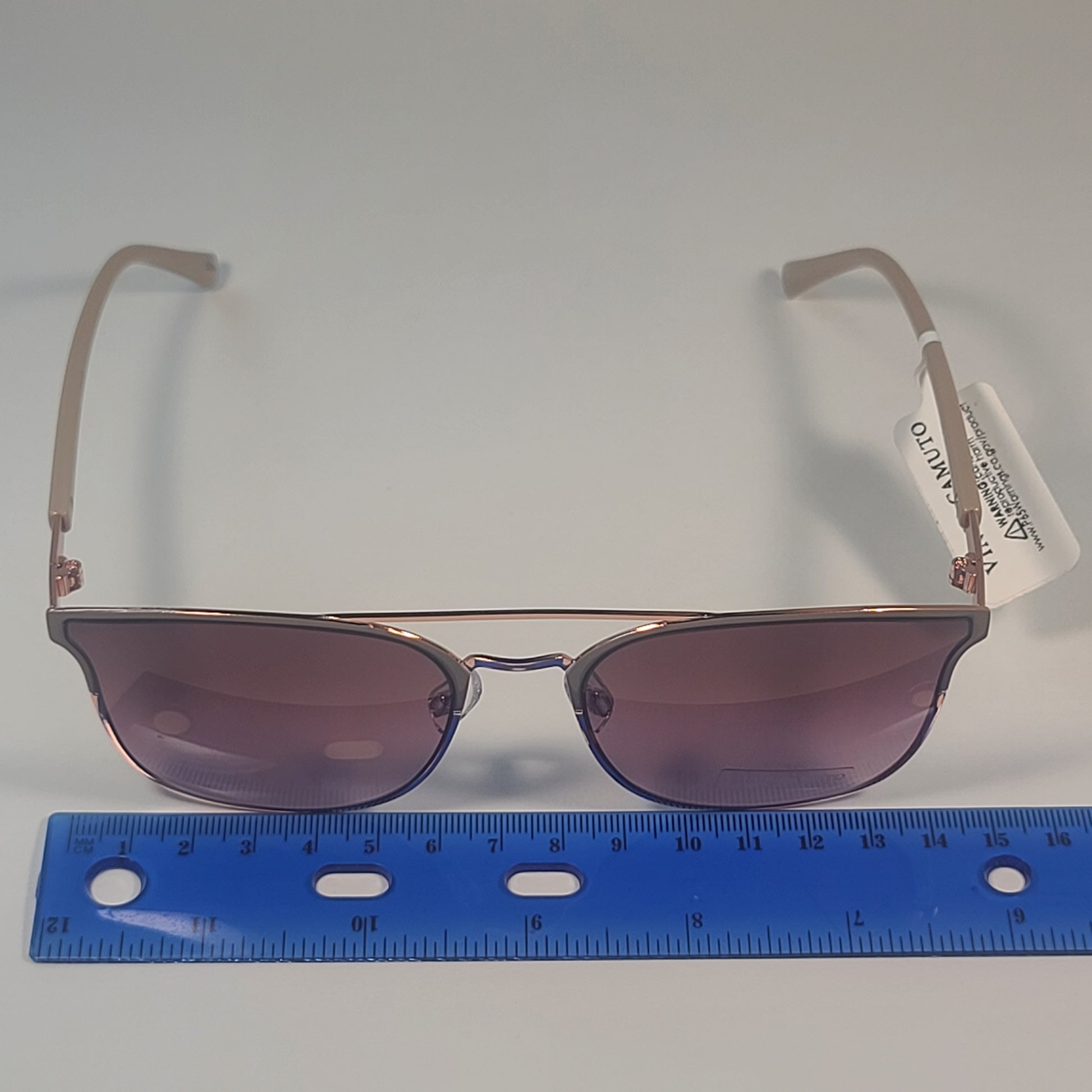 Vince Camuto VC1082 RSG Cat Eye Sunglasses Rose Gold Nude Brown Gradient Lens - Sunglasses