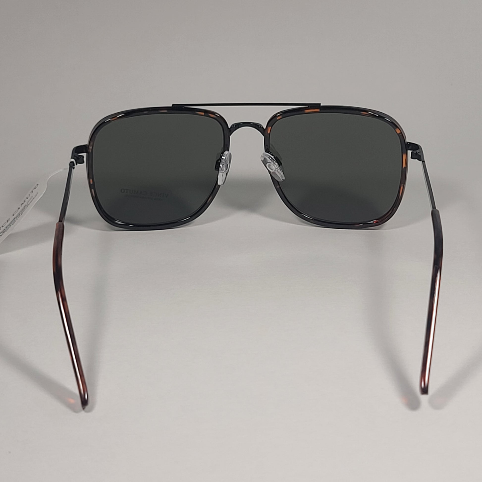 Vince Camuto VM601 BKTS Navigator Sunglasses Black Tortoise Frame Green Lens - Sunglasses