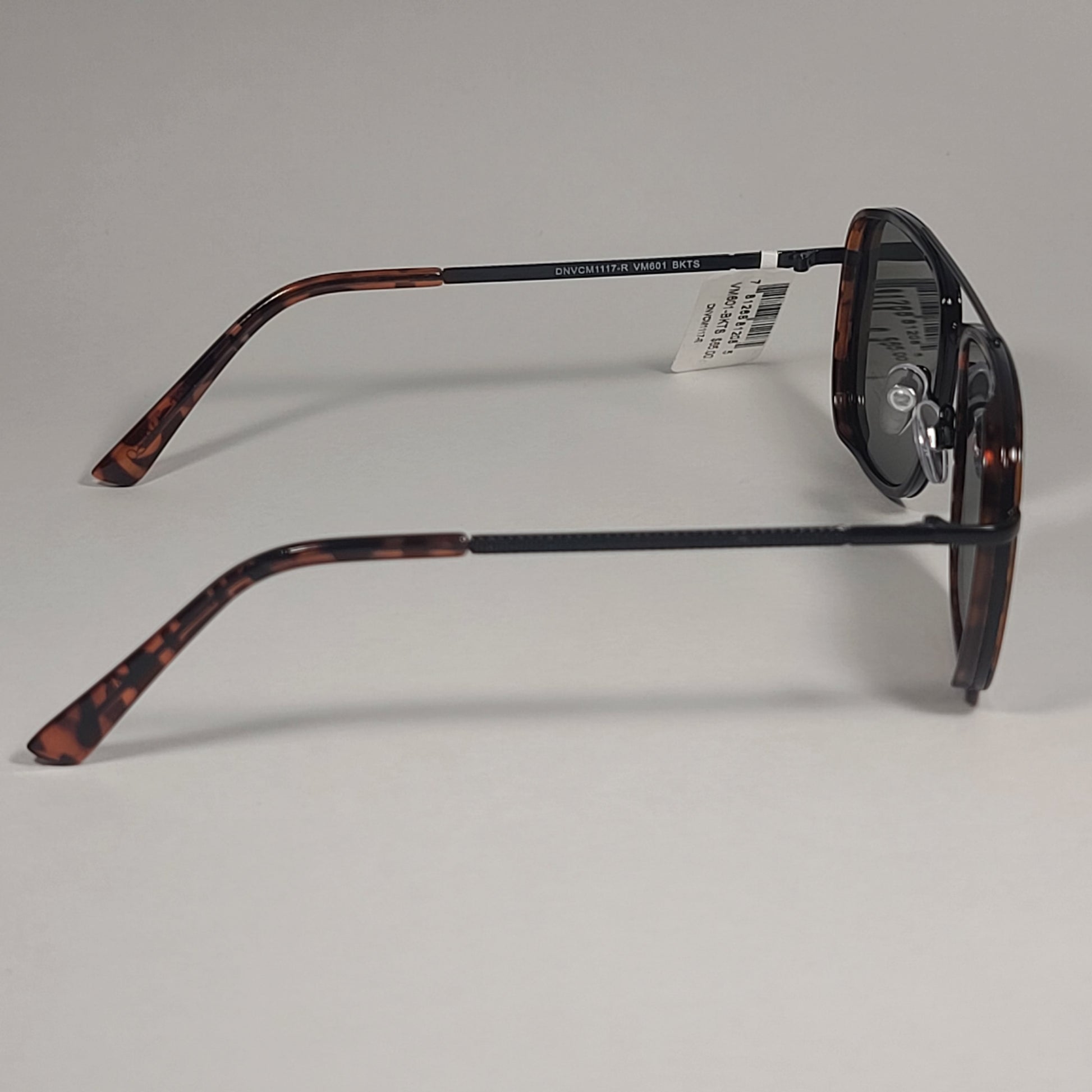 Vince Camuto VM601 BKTS Navigator Sunglasses Black Tortoise Frame Green Lens - Sunglasses